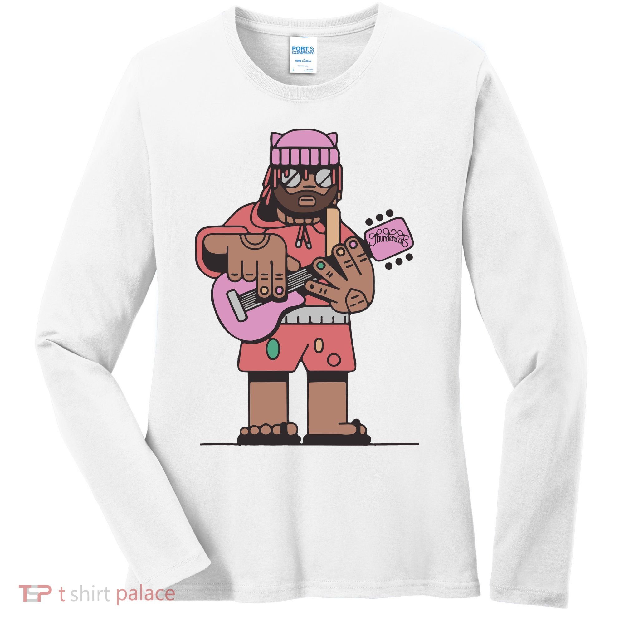 Thundercat Bass Guitarist Women's Long Sleeve Shirt