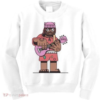 Thundercat Bass Guitarist Kids Sweatshirt