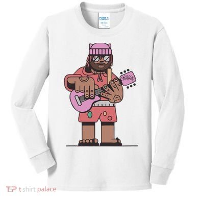 Thundercat Bass Guitarist Kids Long Sleeve Shirt