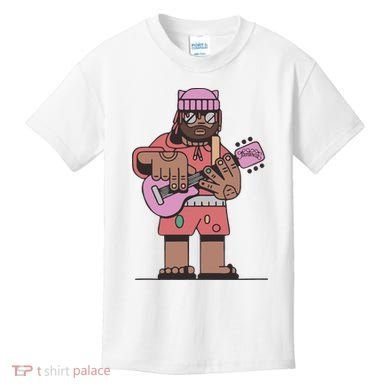 Thundercat Bass Guitarist Kids T-Shirt