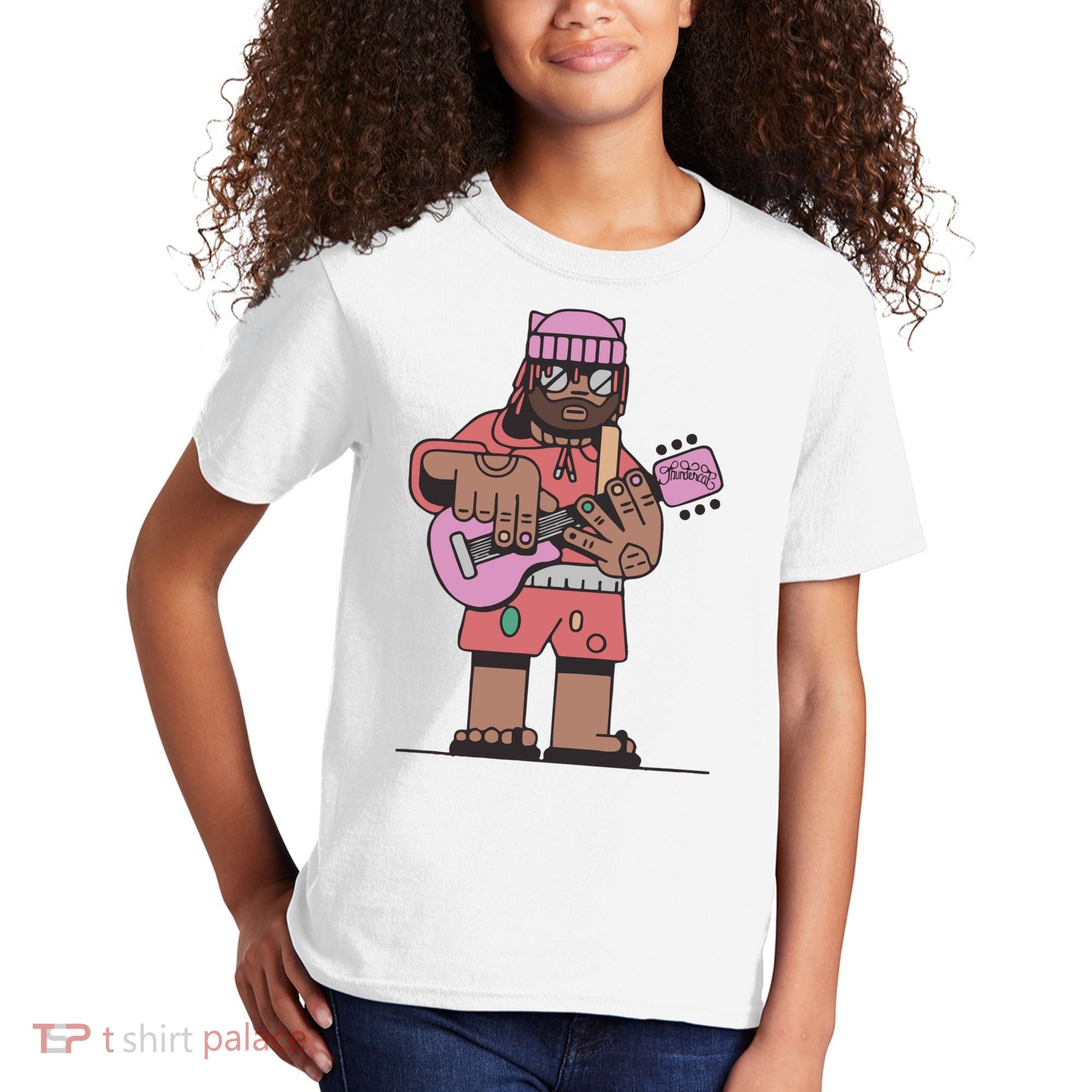 Thundercat Bass Guitarist Kids T-Shirt