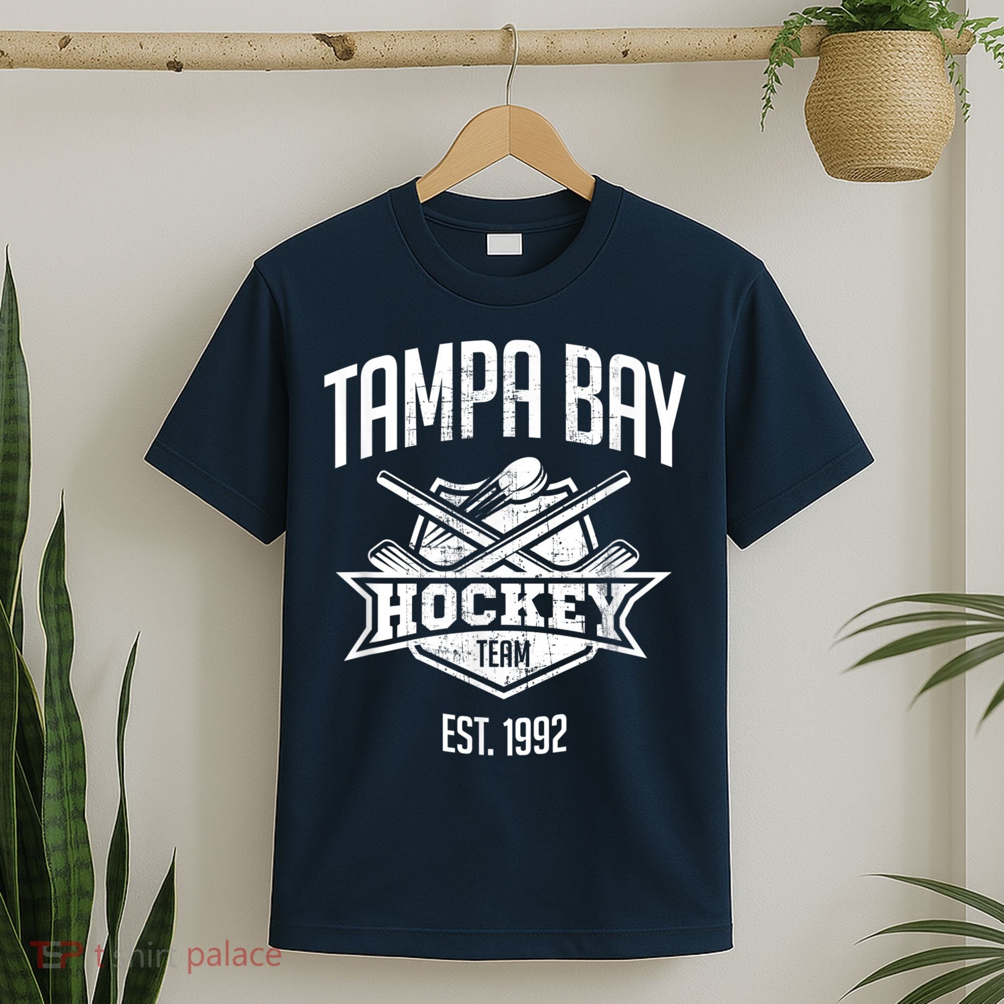 Tampa Bay Hockey Team Vintage Florida Est 1992 The Bolts T-Shirt