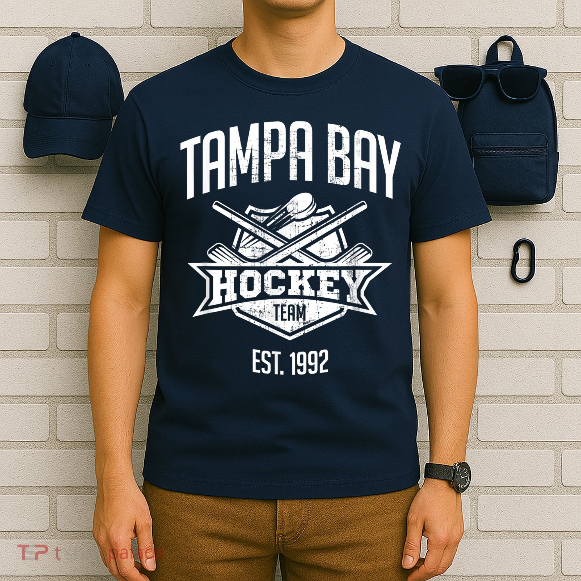 Tampa Bay Hockey Team Vintage Florida Est 1992 The Bolts T-Shirt