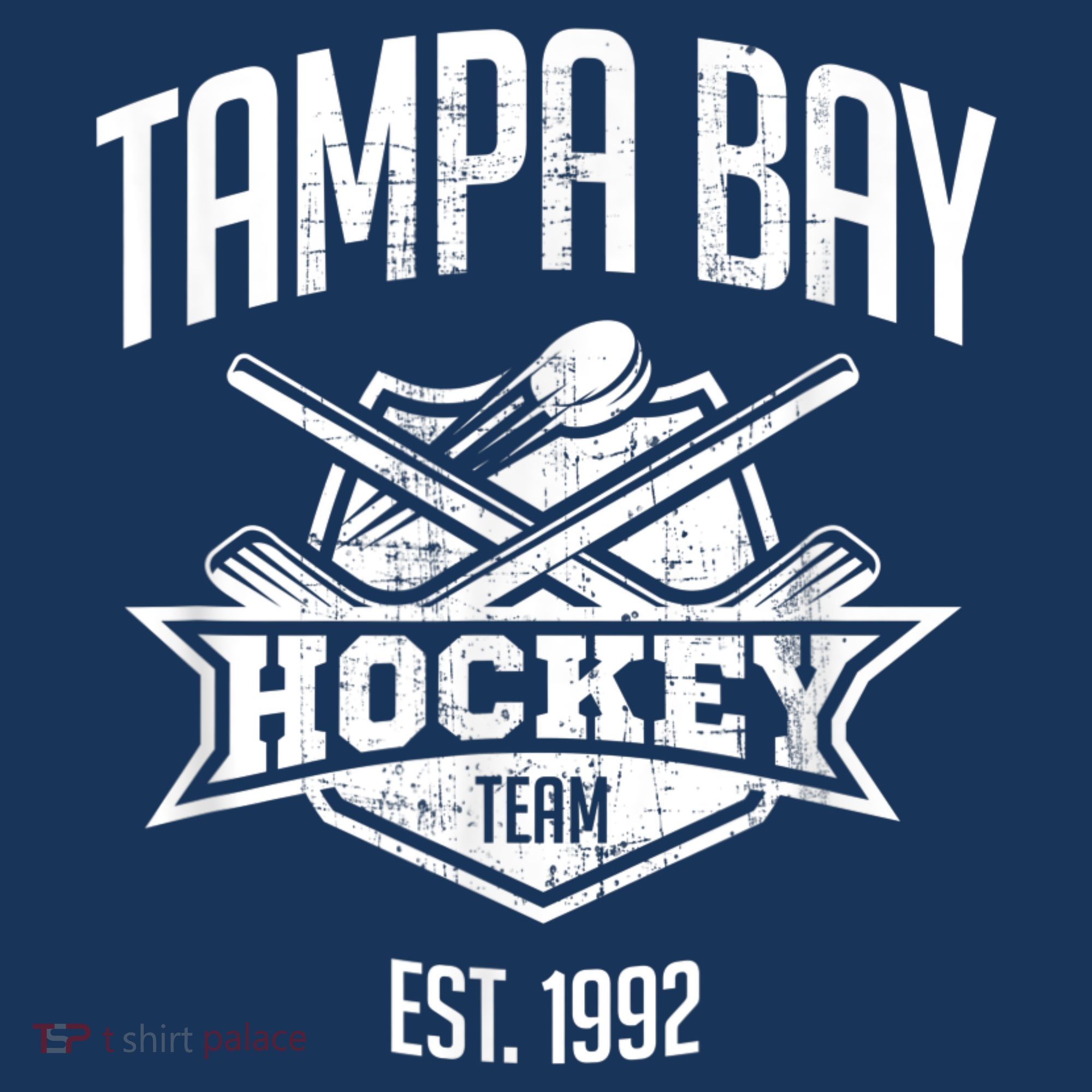 Tampa Bay Hockey Team Vintage Florida Est 1992 The Bolts T-Shirt
