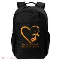 Teal Butterfly Heart Survivor Multiple Sclerosis Awareness Backpack thumb 0