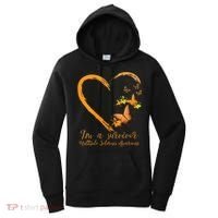 Teal Butterfly Heart Survivor Multiple Sclerosis Awareness Women's Hoodie thumb 0