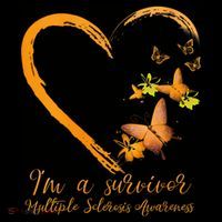 Teal Butterfly Heart Survivor Multiple Sclerosis Awareness Women's Hoodie thumb 2