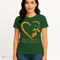 Teal Butterfly Heart Survivor Multiple Sclerosis Awareness Women's T-Shirt thumb 4