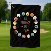 Teach Black History Month Afro Melanin Teacher Juneteenth Golf Towel thumb 1