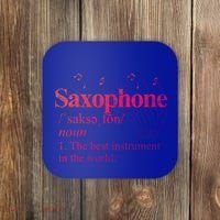 The Best Instrut In The World Saxophone Gift Coaster thumb 0