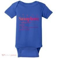 The Best Instrut In The World Saxophone Gift Baby Bodysuit thumb 0