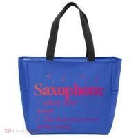 The Best Instrut In The World Saxophone Gift Tote Bag thumb 0