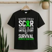 Traumatic Brain Injury Awareness Every Scar Green Ribbon T-Shirt thumb 2