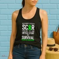 Traumatic Brain Injury Awareness Every Scar Green Ribbon Women's Tank Top thumb 2