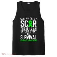 Traumatic Brain Injury Awareness Every Scar Green Ribbon PosiCharge Competitor Tank thumb 0
