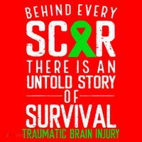 Traumatic Brain Injury Awareness Every Scar Green Ribbon Santa Hat thumb 1