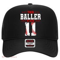 This Baller Is Now 11 Birthday Baseball Theme Bday Party Hat thumb 0