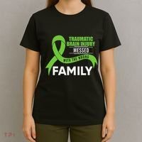 Traumatic Brain Injury Awareness Messed With Wrong Family T-Shirt thumb 4