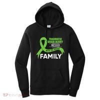 Traumatic Brain Injury Awareness Messed With Wrong Family Women's Hoodie thumb 0
