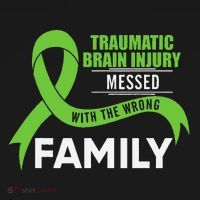 Traumatic Brain Injury Awareness Messed With Wrong Family Women's Hoodie thumb 2