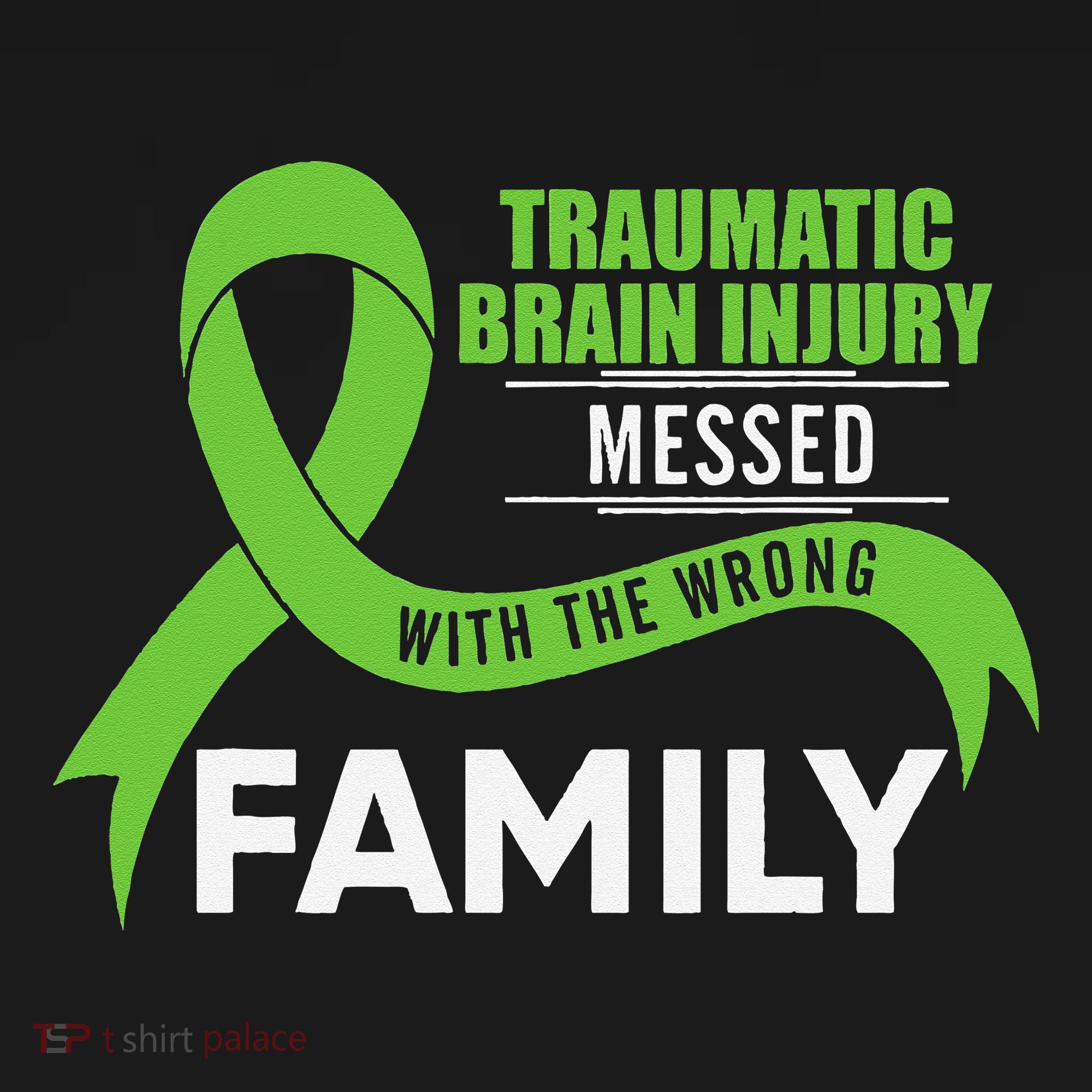 Traumatic Brain Injury Awareness Messed With Wrong Family Women's Hoodie