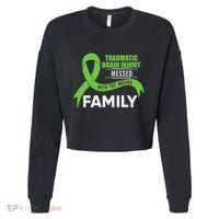 Traumatic Brain Injury Awareness Messed With Wrong Family Cropped Pullover Crew thumb 0