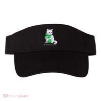 Traumatic Brain Injury Awareness Month Green Ribbon Cat Visor thumb 0