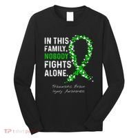 Traumatic Brain Injury In This Family Nobody Fights Alone Long Sleeve Shirt thumb 0