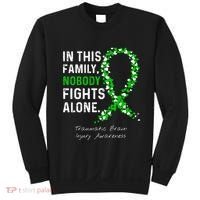Traumatic Brain Injury In This Family Nobody Fights Alone Sweatshirt thumb 0