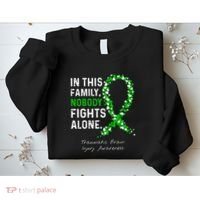 Traumatic Brain Injury In This Family Nobody Fights Alone Sweatshirt thumb 2