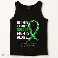 Traumatic Brain Injury In This Family Nobody Fights Alone Tank Top thumb 2