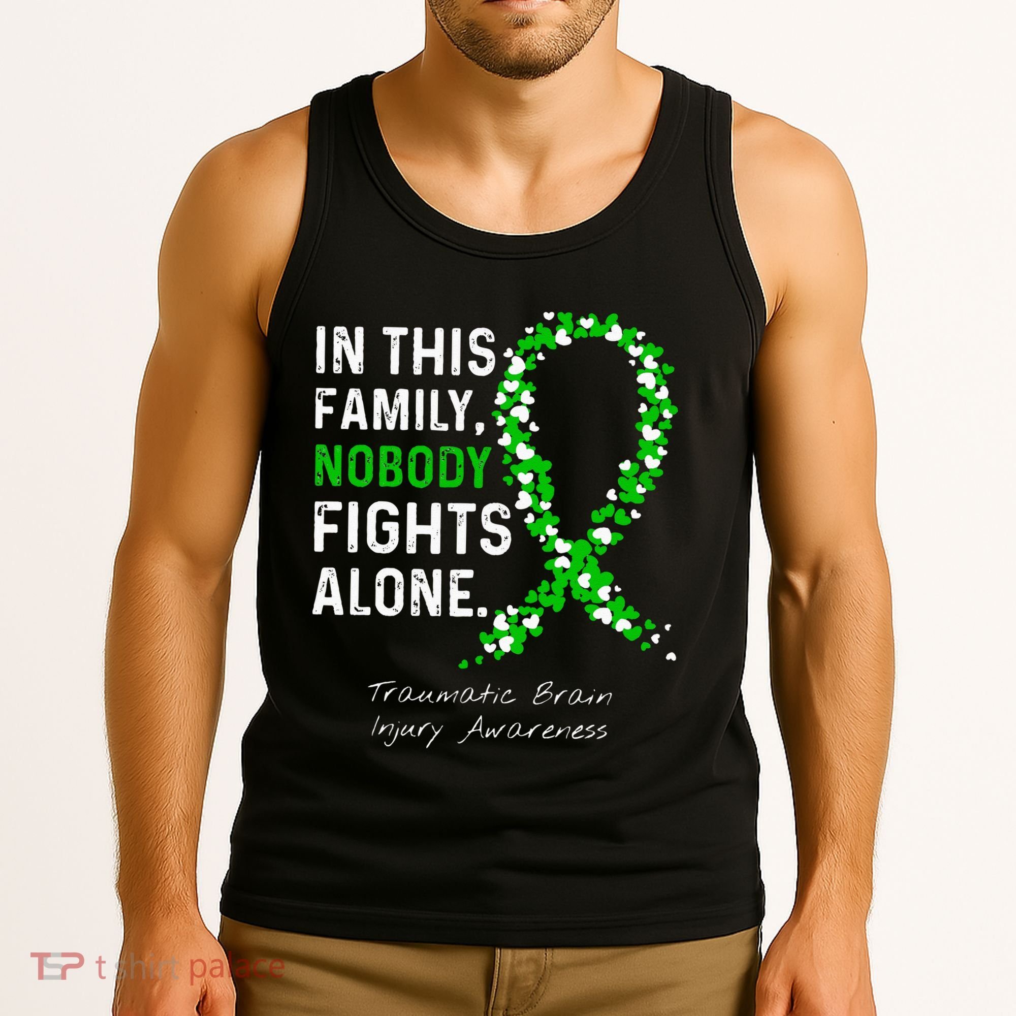 Traumatic Brain Injury In This Family Nobody Fights Alone Tank Top