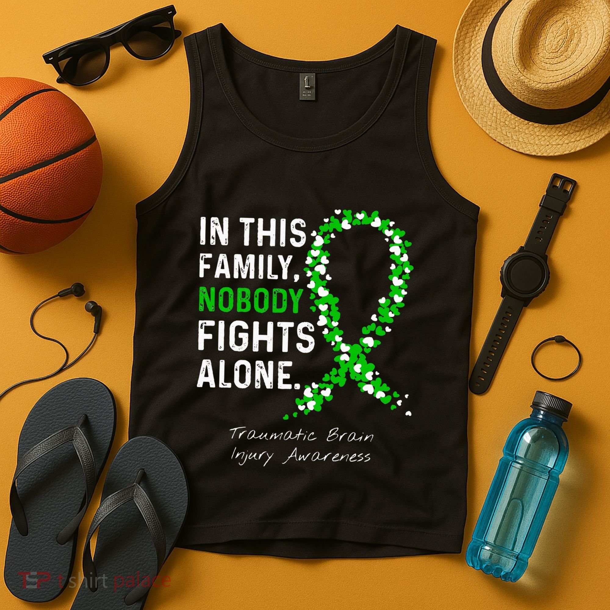 Traumatic Brain Injury In This Family Nobody Fights Alone Tank Top