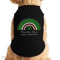 Traumatic Brain Injury Rainbow TBI Awareness Doggie Tank thumb 0