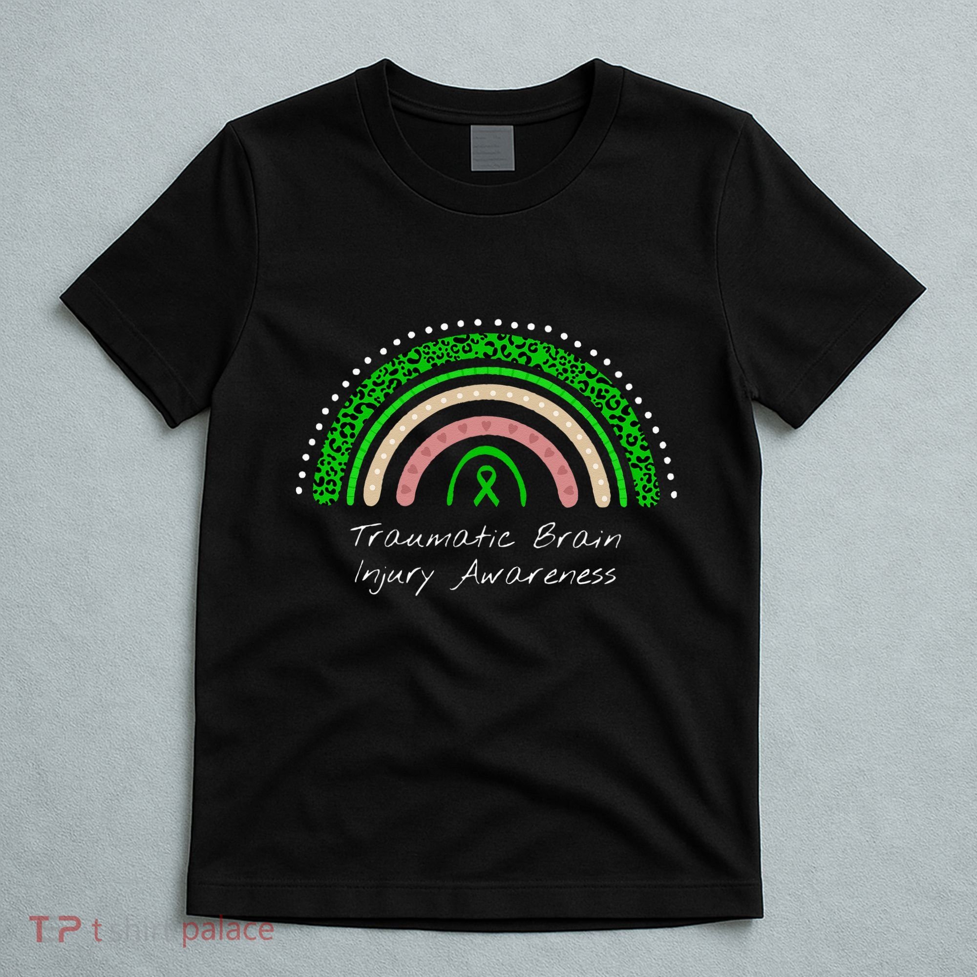 Traumatic Brain Injury Rainbow TBI Awareness T-Shirt