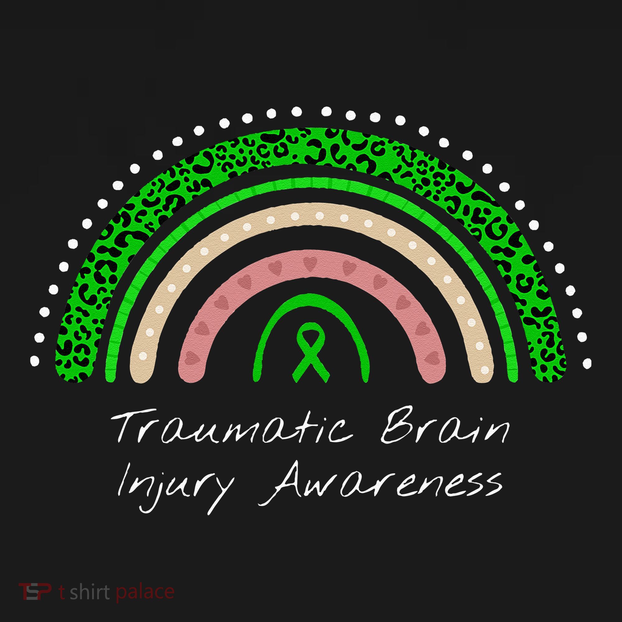 Traumatic Brain Injury Rainbow TBI Awareness Women's Hoodie