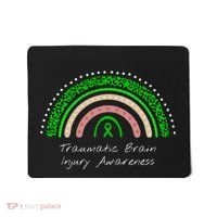 Traumatic Brain Injury Rainbow TBI Awareness Mousepad thumb 0