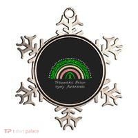 Traumatic Brain Injury Rainbow TBI Awareness Ornament thumb 0