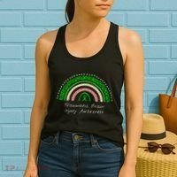 Traumatic Brain Injury Rainbow TBI Awareness Women's Tank Top thumb 2
