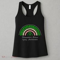 Traumatic Brain Injury Rainbow TBI Awareness Women's Tank Top thumb 3