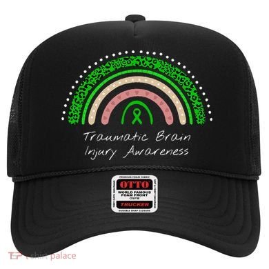 Traumatic Brain Injury Rainbow TBI Awareness Hat