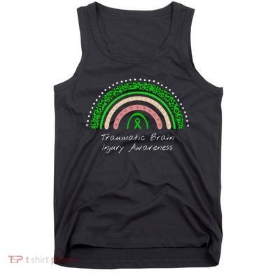 Traumatic Brain Injury Rainbow TBI Awareness Tank Top