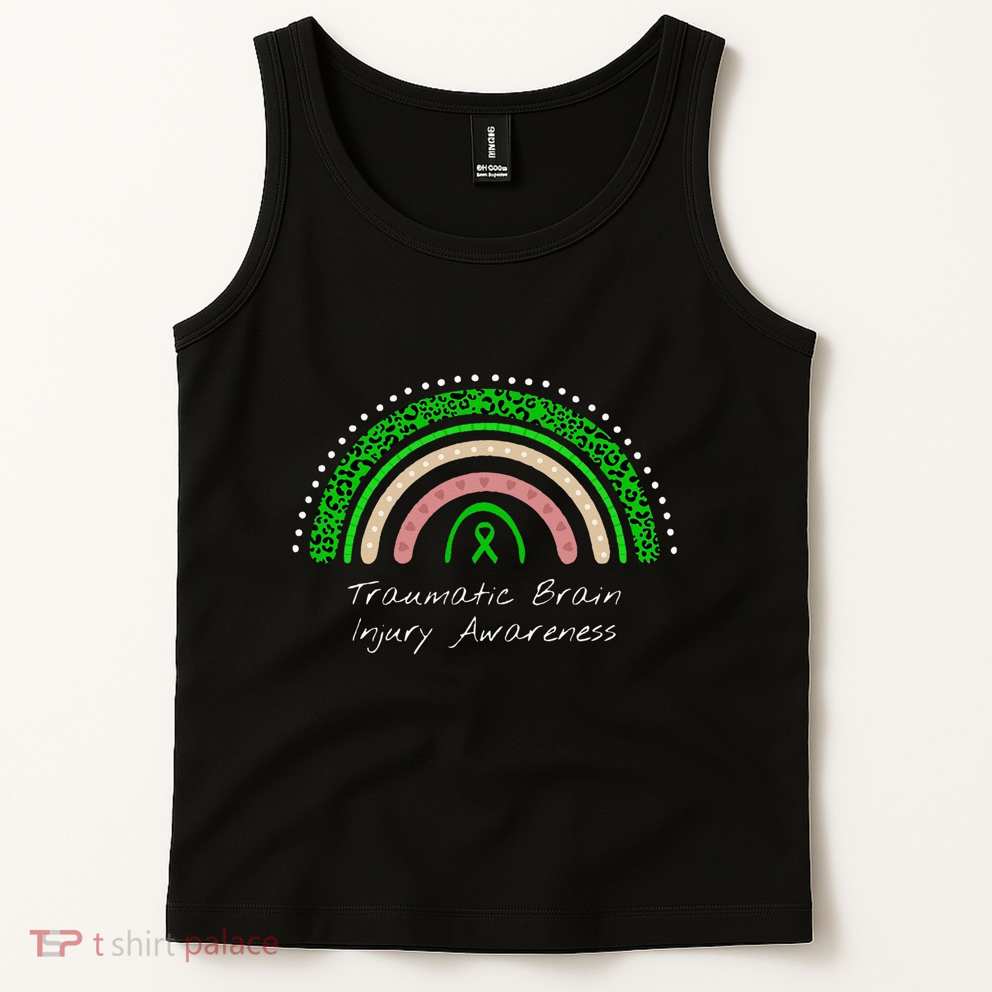 Traumatic Brain Injury Rainbow TBI Awareness Tank Top