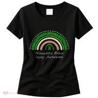 Traumatic Brain Injury Rainbow TBI Awareness Women's T-Shirt thumb 0