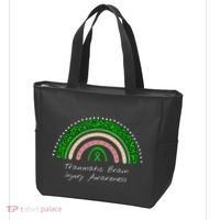 Traumatic Brain Injury Rainbow TBI Awareness Tote Bag thumb 3