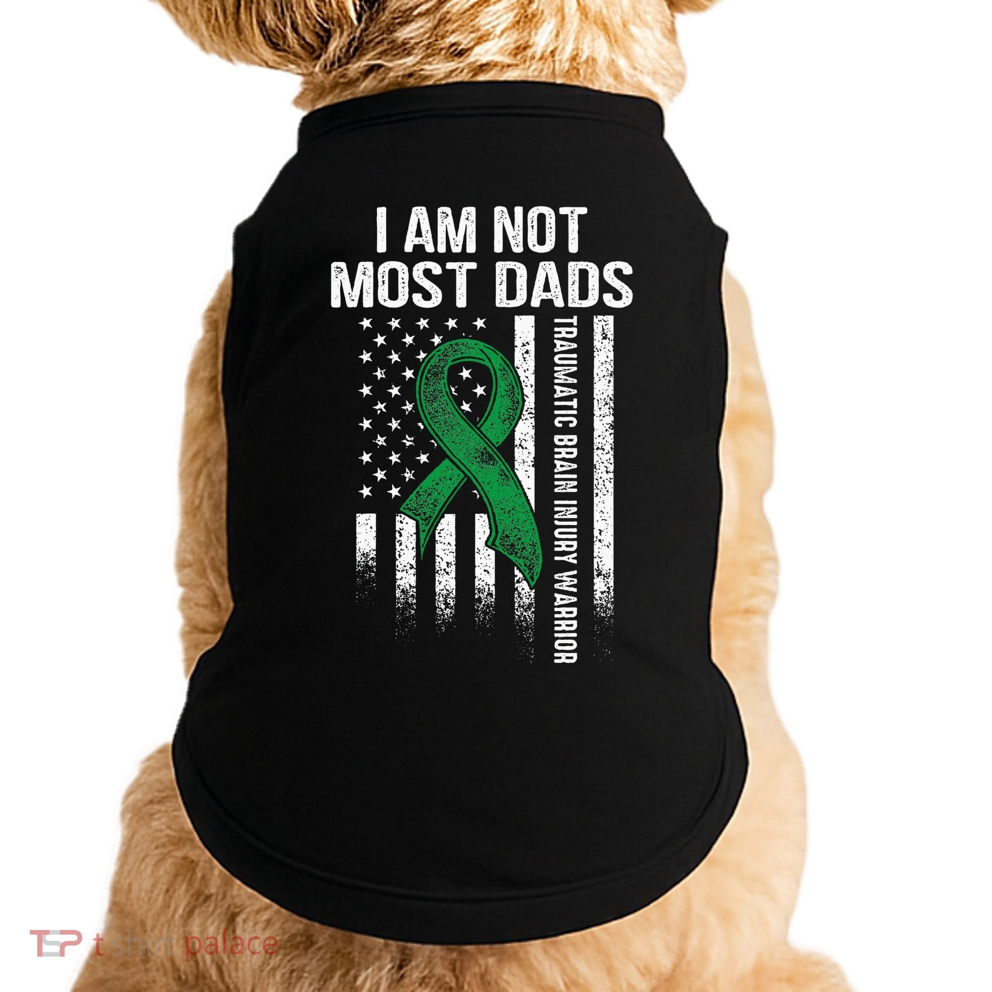 Traumatic Brain Injury Survivor Most Dads TBI Warrior Doggie Tank