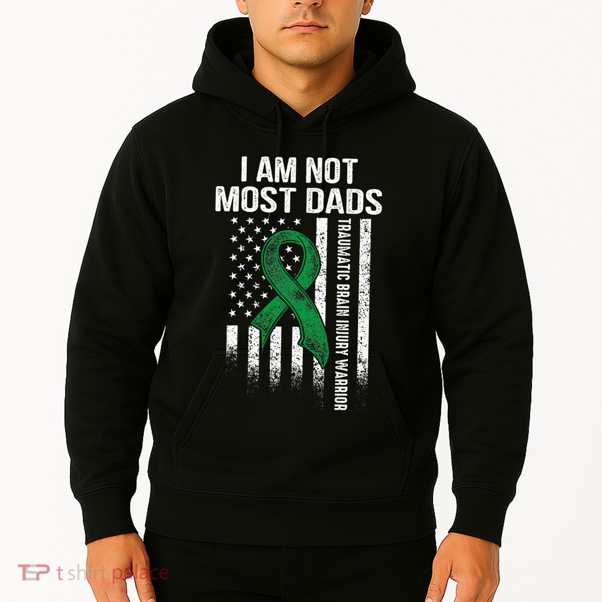 Traumatic Brain Injury Survivor Most Dads TBI Warrior Hoodie