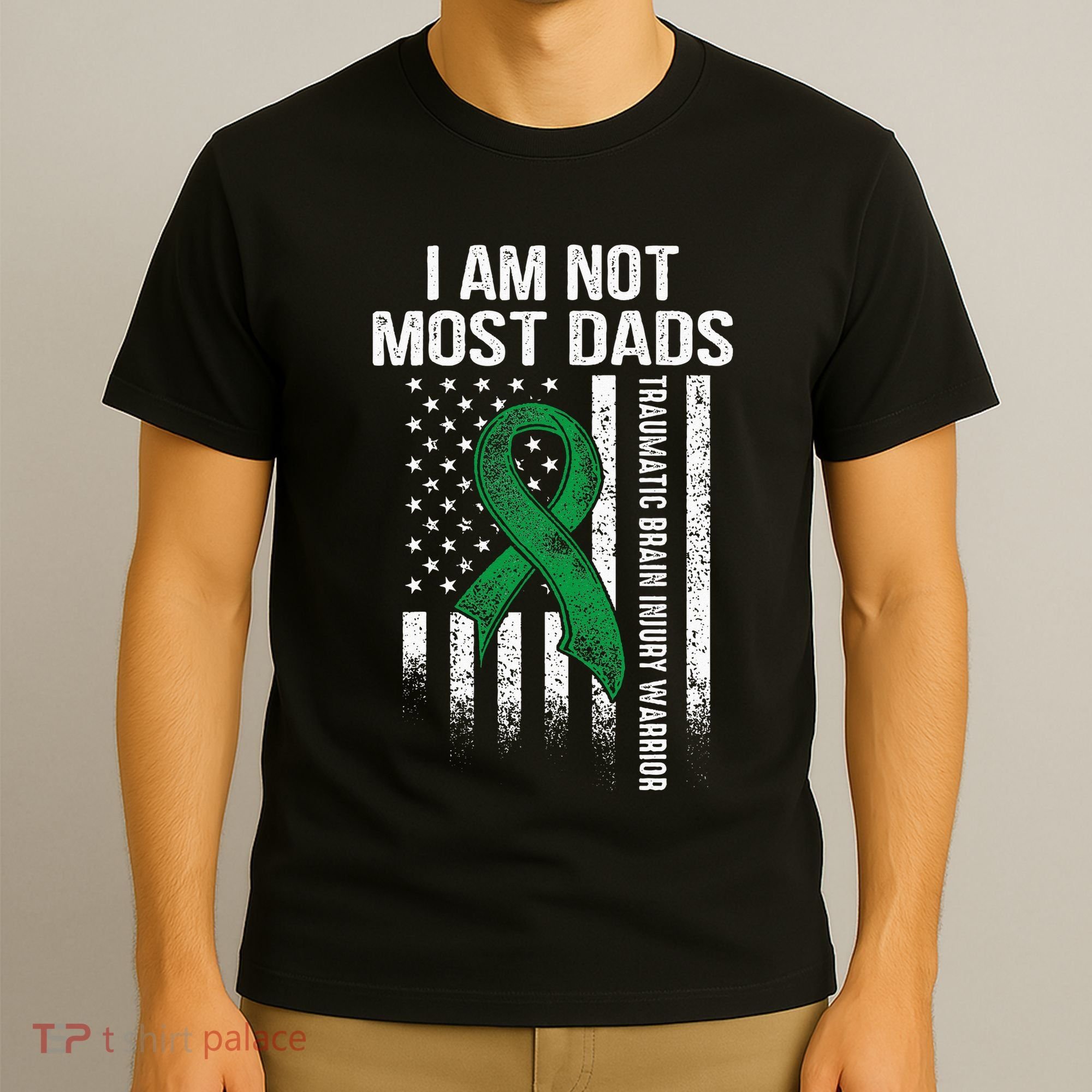 Traumatic Brain Injury Survivor Most Dads TBI Warrior T-Shirt