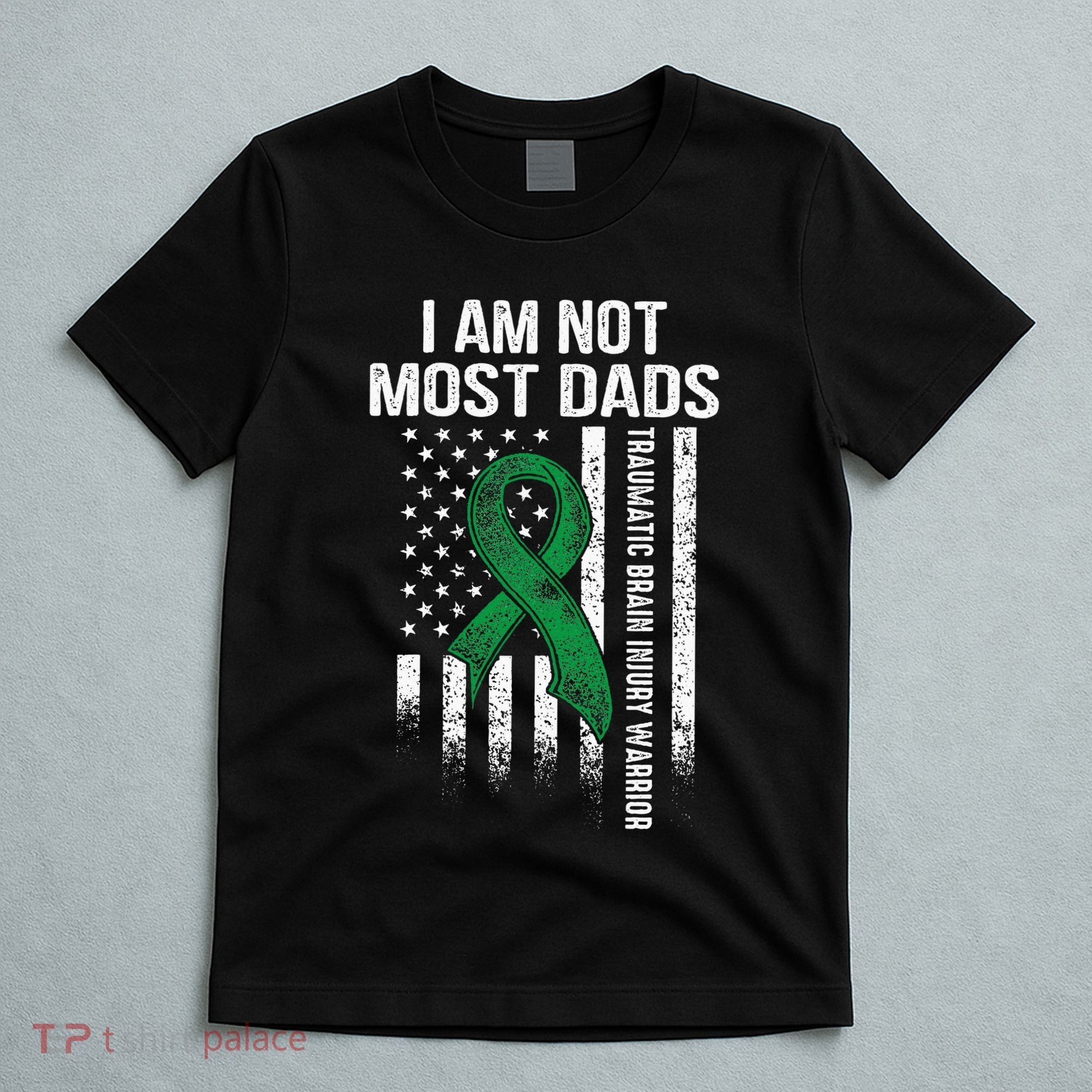 Traumatic Brain Injury Survivor Most Dads TBI Warrior T-Shirt