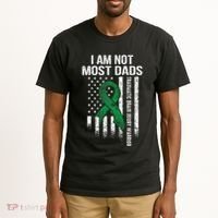 Traumatic Brain Injury Survivor Most Dads TBI Warrior Tall T-Shirt thumb 2